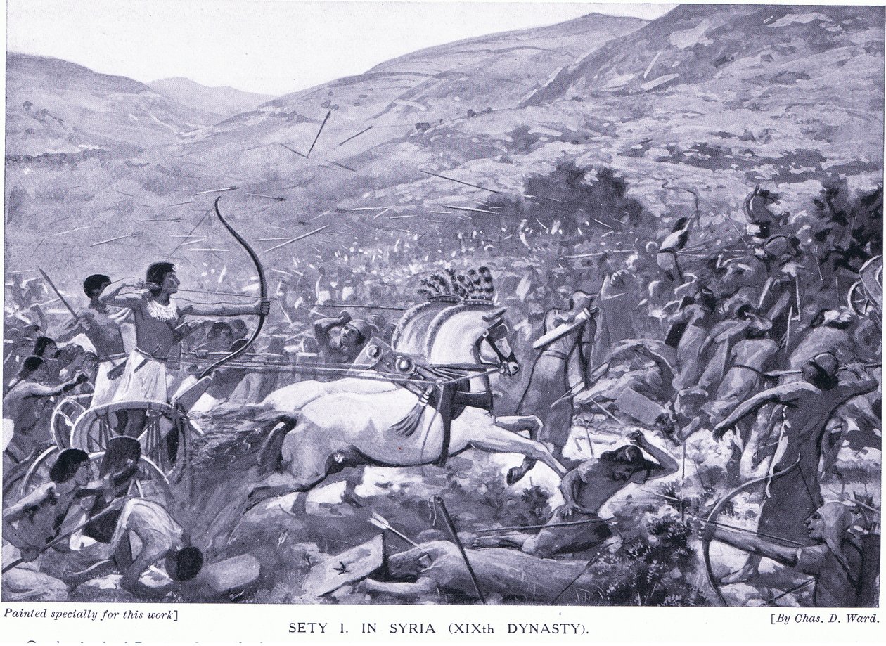 सेली I इन सीरिया (XIXth वंश), c.1920 द्वारा चार्ल्स डैनियल वार्ड