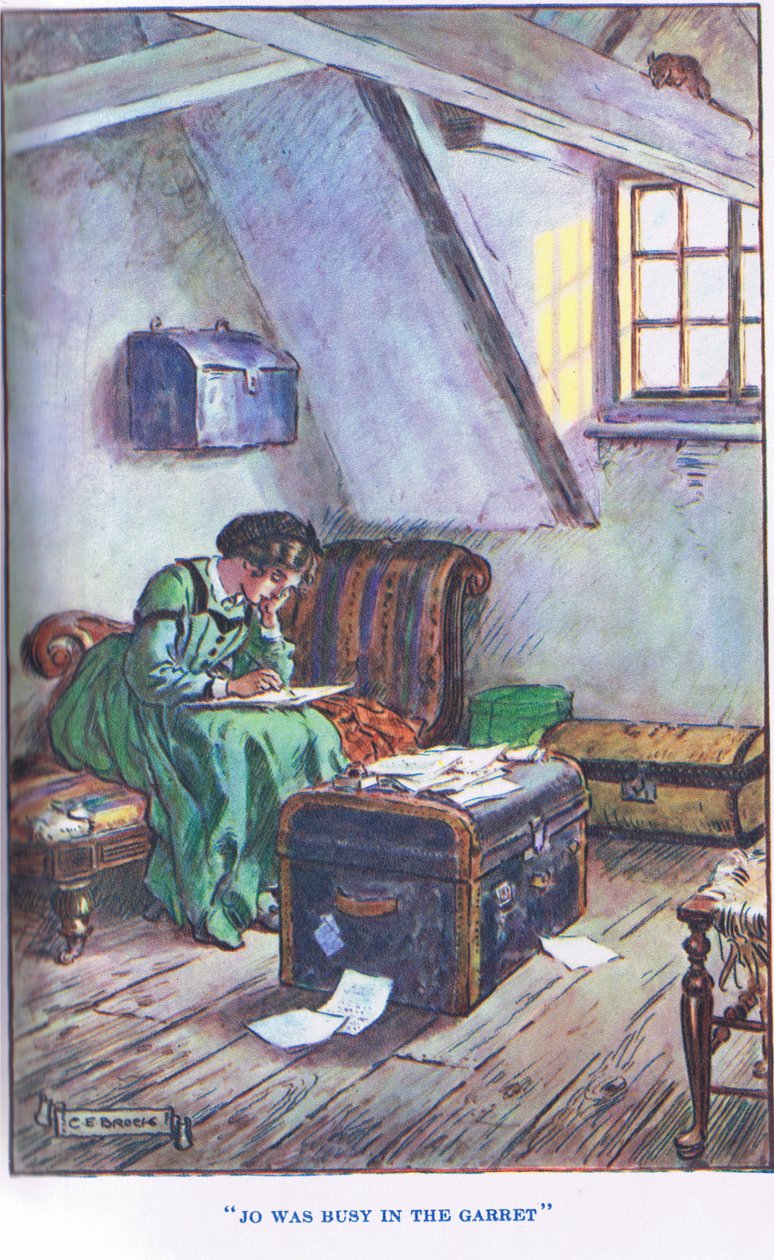 जो की पहली कहानी, &39;आधुनिक कहानियाँ&39; से चित्रण द्वारा चार्ल्स एडमंड ब्रॉक