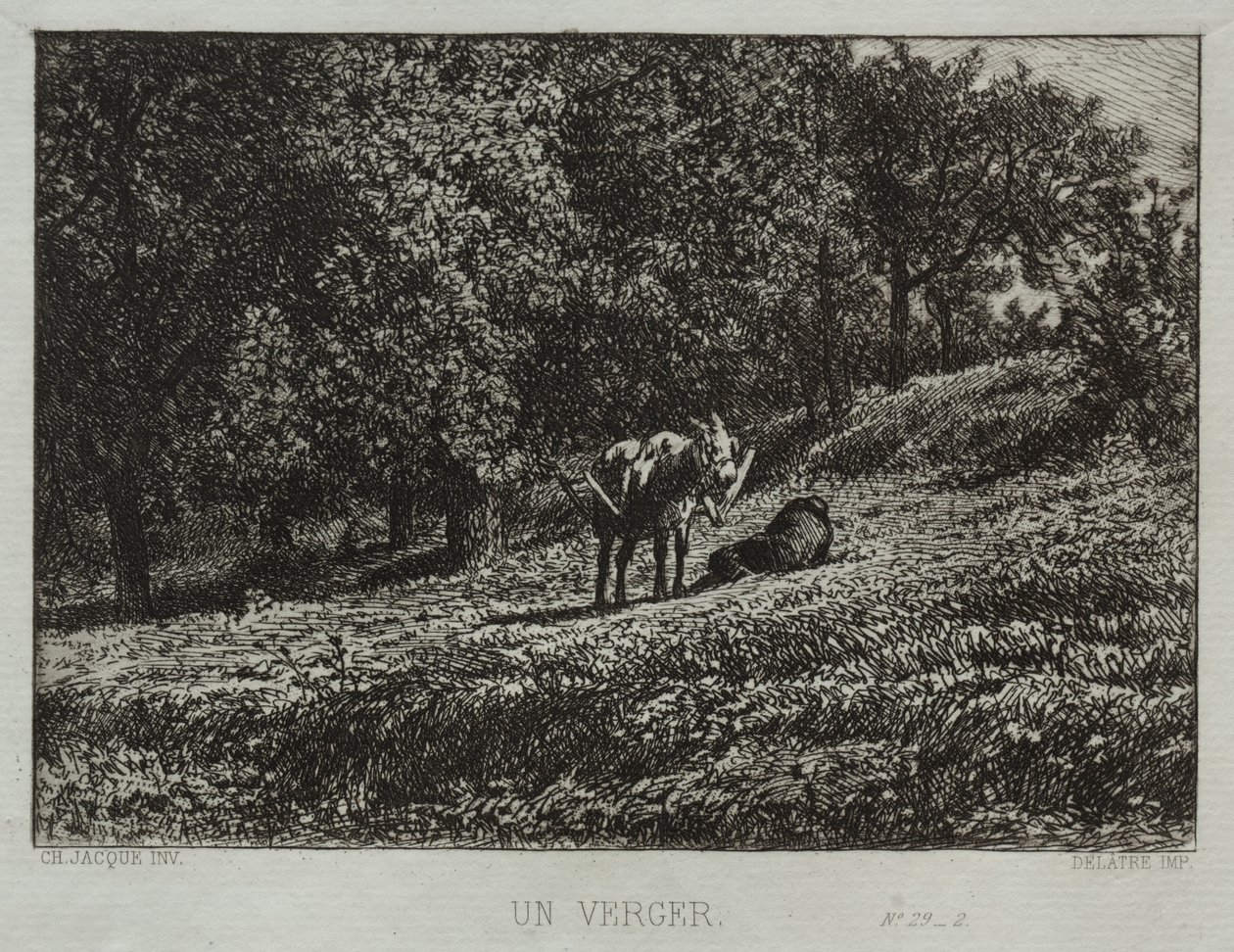 बगीचा। द्वारा चार्ल्स एमिले जेक