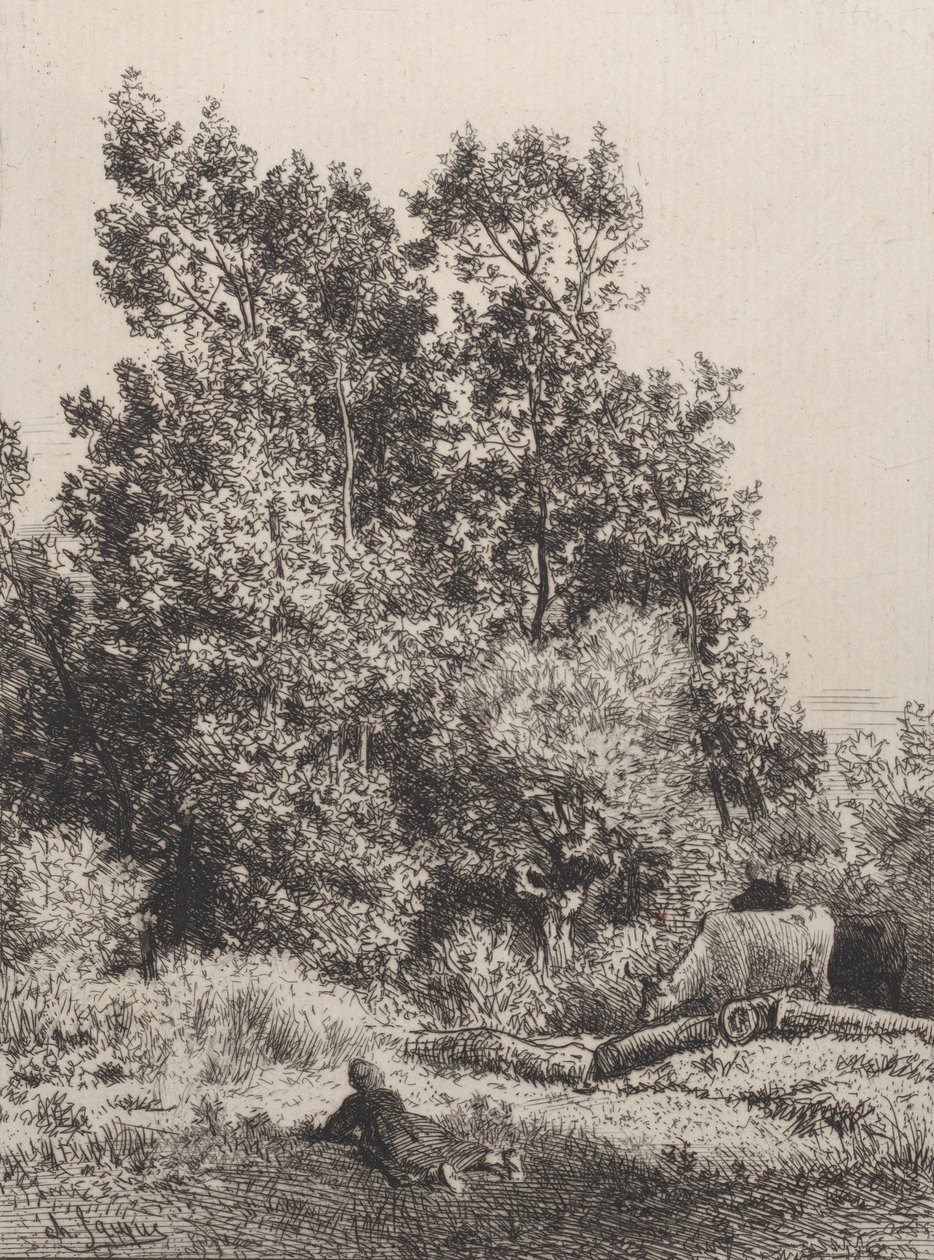 लैंडस्केप, 1864। द्वारा चार्ल्स एमिले जेक