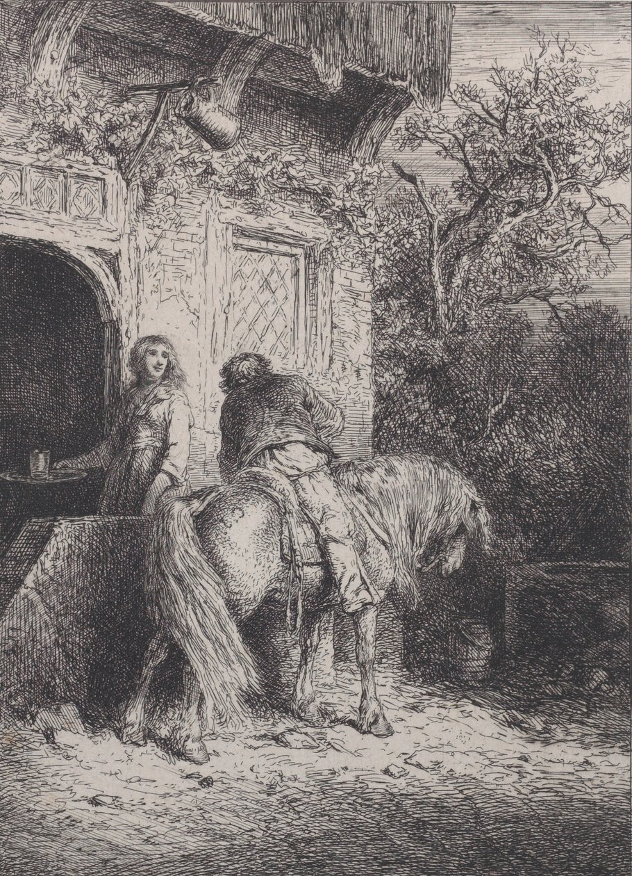 द राइडर, सीए। 1845. द्वारा चार्ल्स एमिले जेक