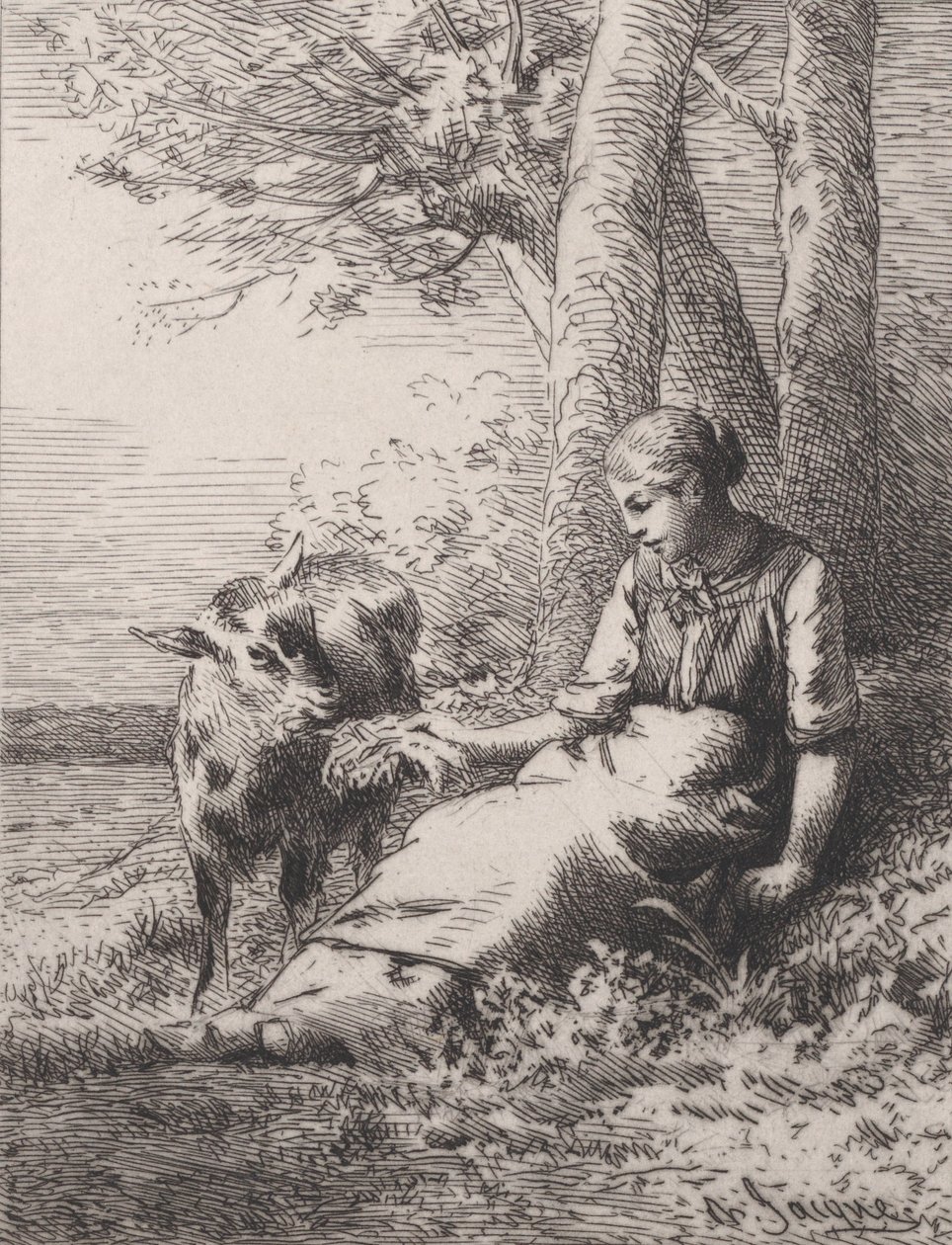ए फ्रेंडशिप, 1867., 1867। द्वारा चार्ल्स एमिले जेक