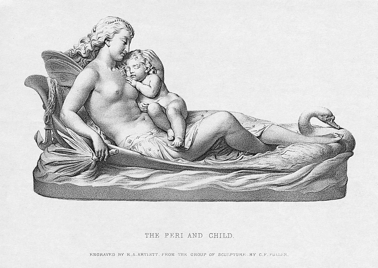 पेरी एंड चाइल्ड, c.1871, आरए आर्टलेट द्वारा उत्कीर्ण द्वारा चार्ल्स फ्रांसिस फुलर