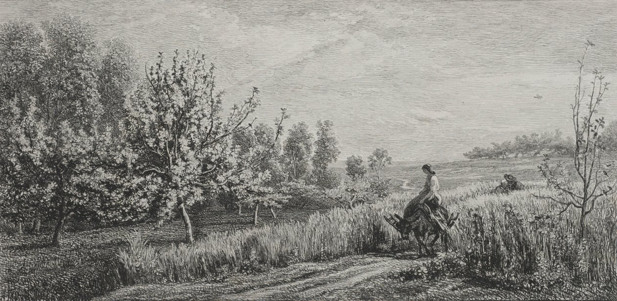 वसंत ऋतु, 1857। द्वारा चार्ल्स फ्रेंकोइस डबगें