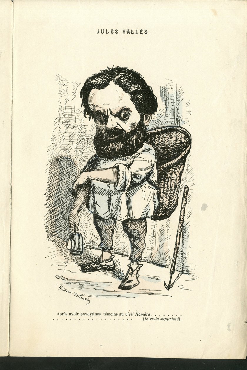 चार्ल्स गिल्बर्ट-मार्टिन (1839-1905) द्वारा "" समकालीन ग्रिमेस "" में चित्रण द्वारा चार्ल्स गिल्बर्ट मार्टिन
