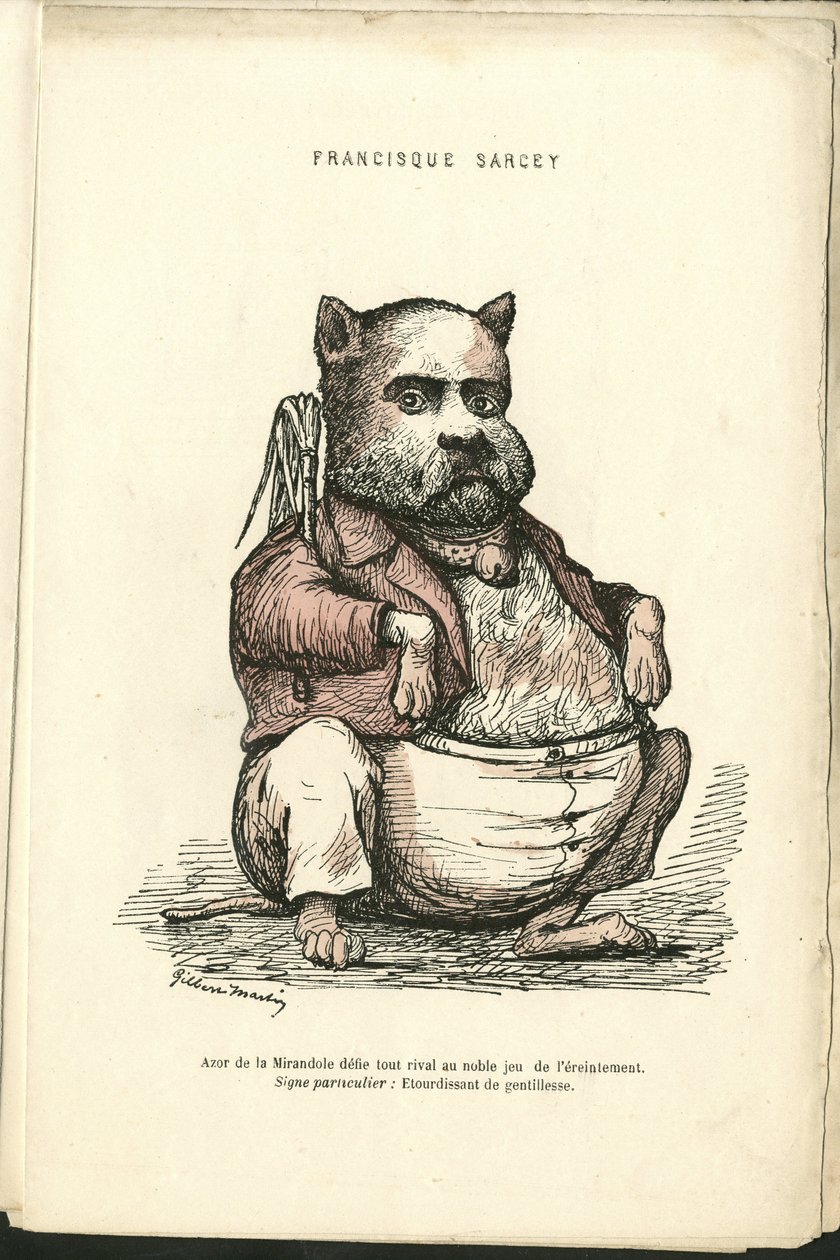 चार्ल्स गिल्बर्ट-मार्टिन (1839-1905) द्वारा "" समकालीन ग्रिमेस "" में चित्रण द्वारा चार्ल्स गिल्बर्ट मार्टिन