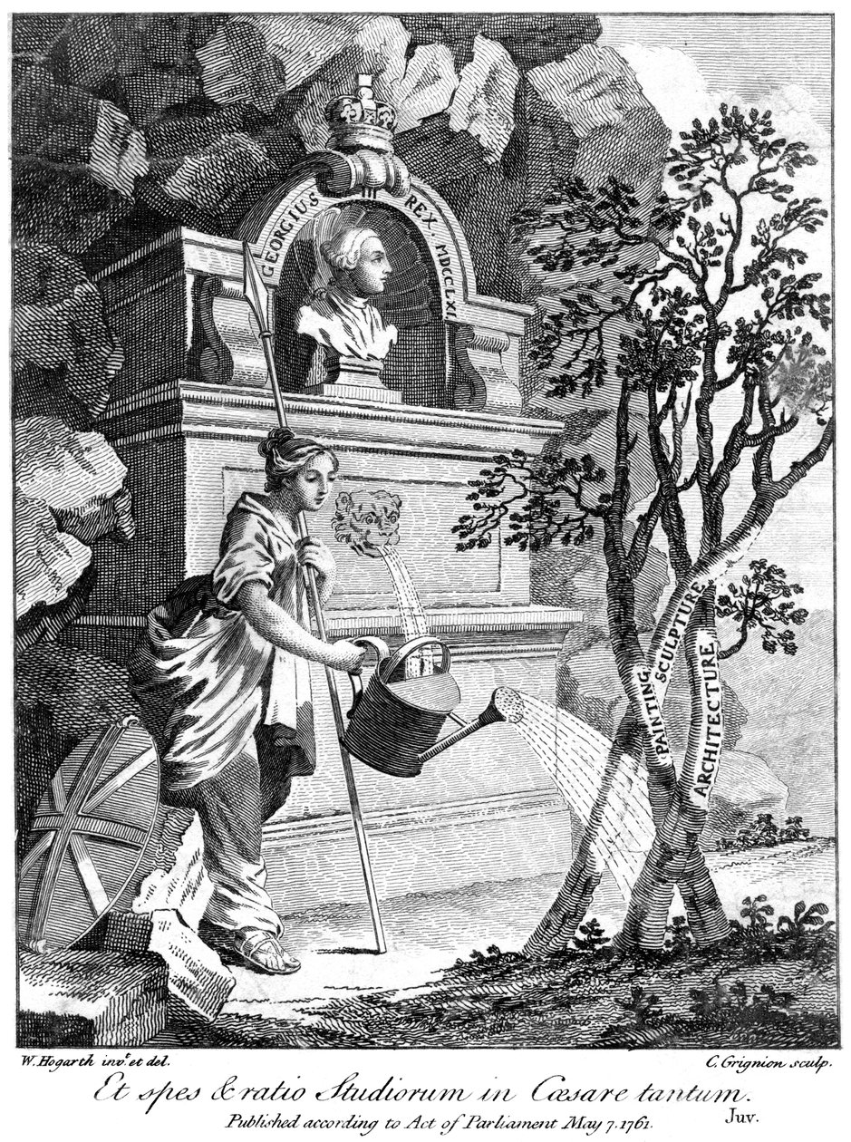 यूनाइटेड किंगडम के जॉर्ज III, 1761 द्वारा चार्ल्स ग्रिग्नेशन