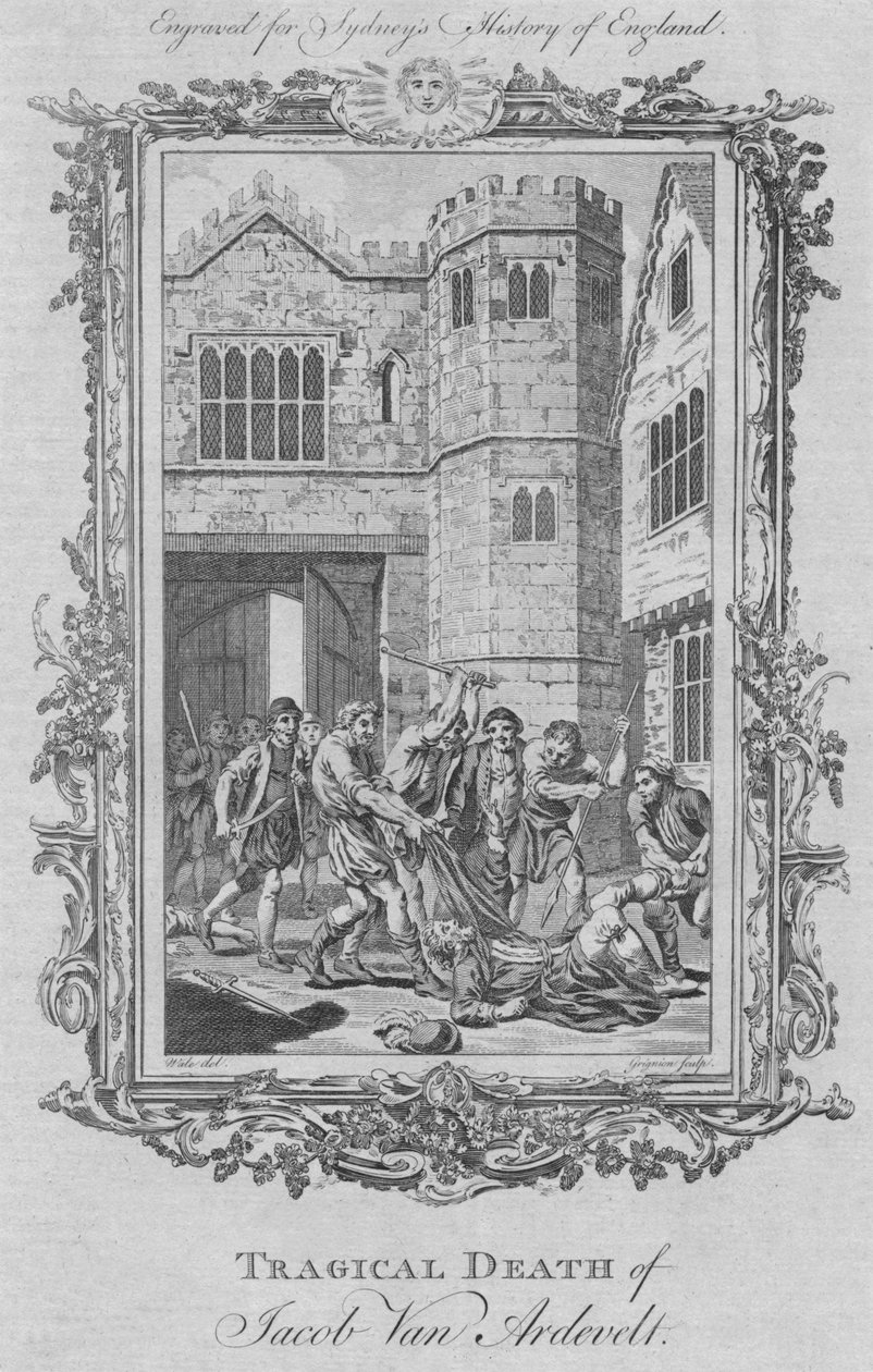 जैकब वान एर्डवेल की ट्रेजिकल डेथ, 1773। द्वारा चार्ल्स ग्रिग्नेशन