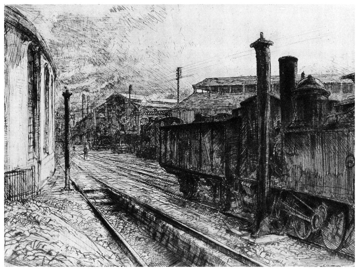 सेंट लाजर स्टेशन, c1900-1915 1924 द्वारा चार्ल्स हेमन