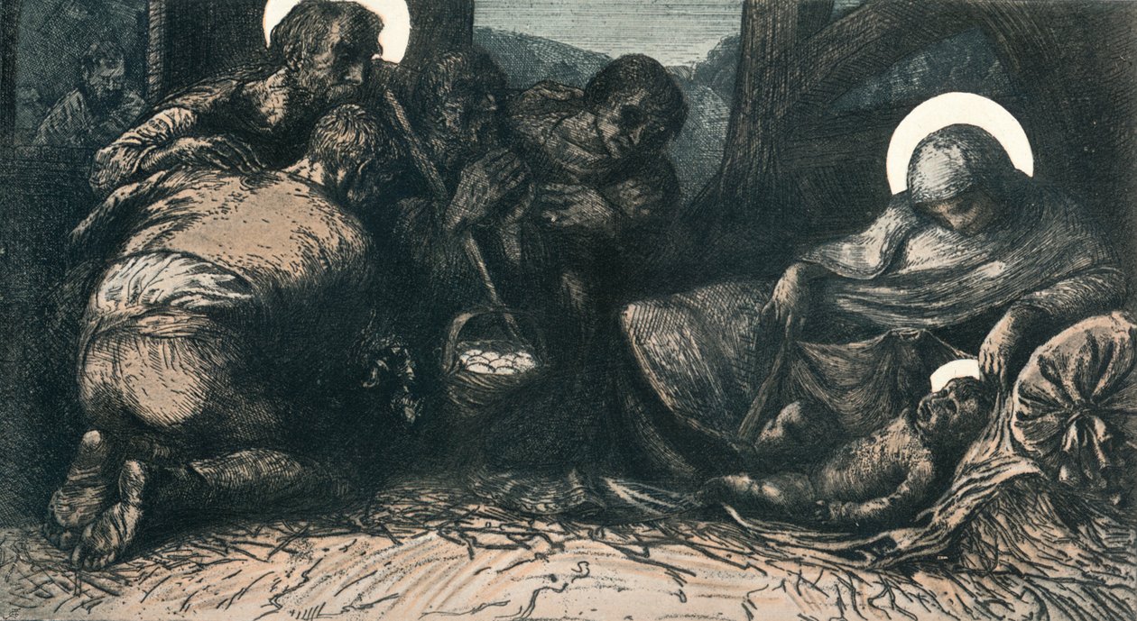 द नेटिविटी, c1900 1903-1904 द्वारा चार्ल्स होरोलिड