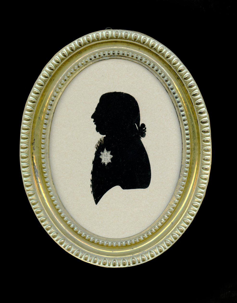 जॉर्ज III (1738-1820) का सिल्हूट, c.1796-98 द्वारा चार्ल्स I रोसेनबर्ग