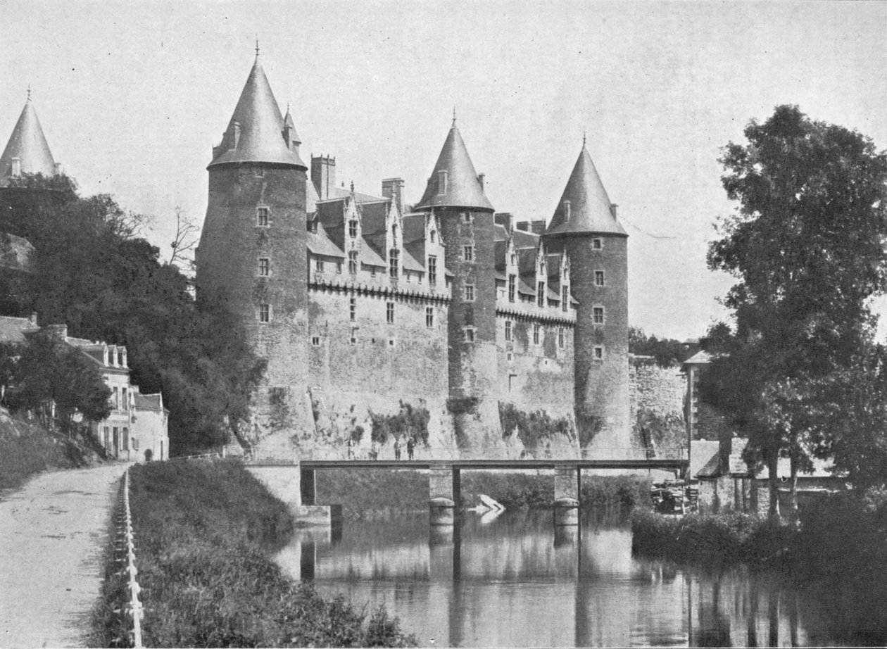 चेटो डे जोसेलिन, ड्यूक डी रोहन की सीट, c1913 द्वारा चार्ल्स जेएस माकिन