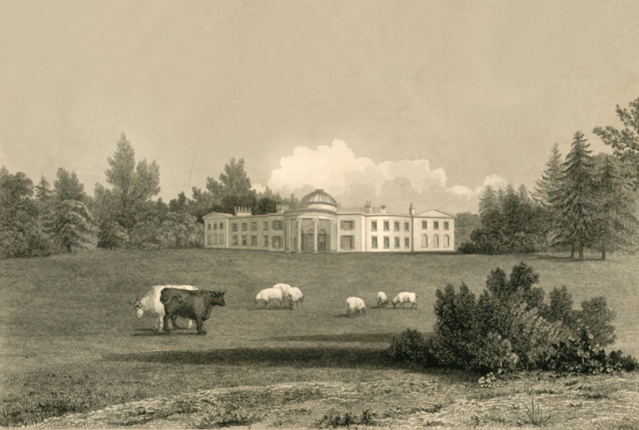 शेरनफोल्ड पार्क, 1835। द्वारा चार्ल्स जे स्मिथ