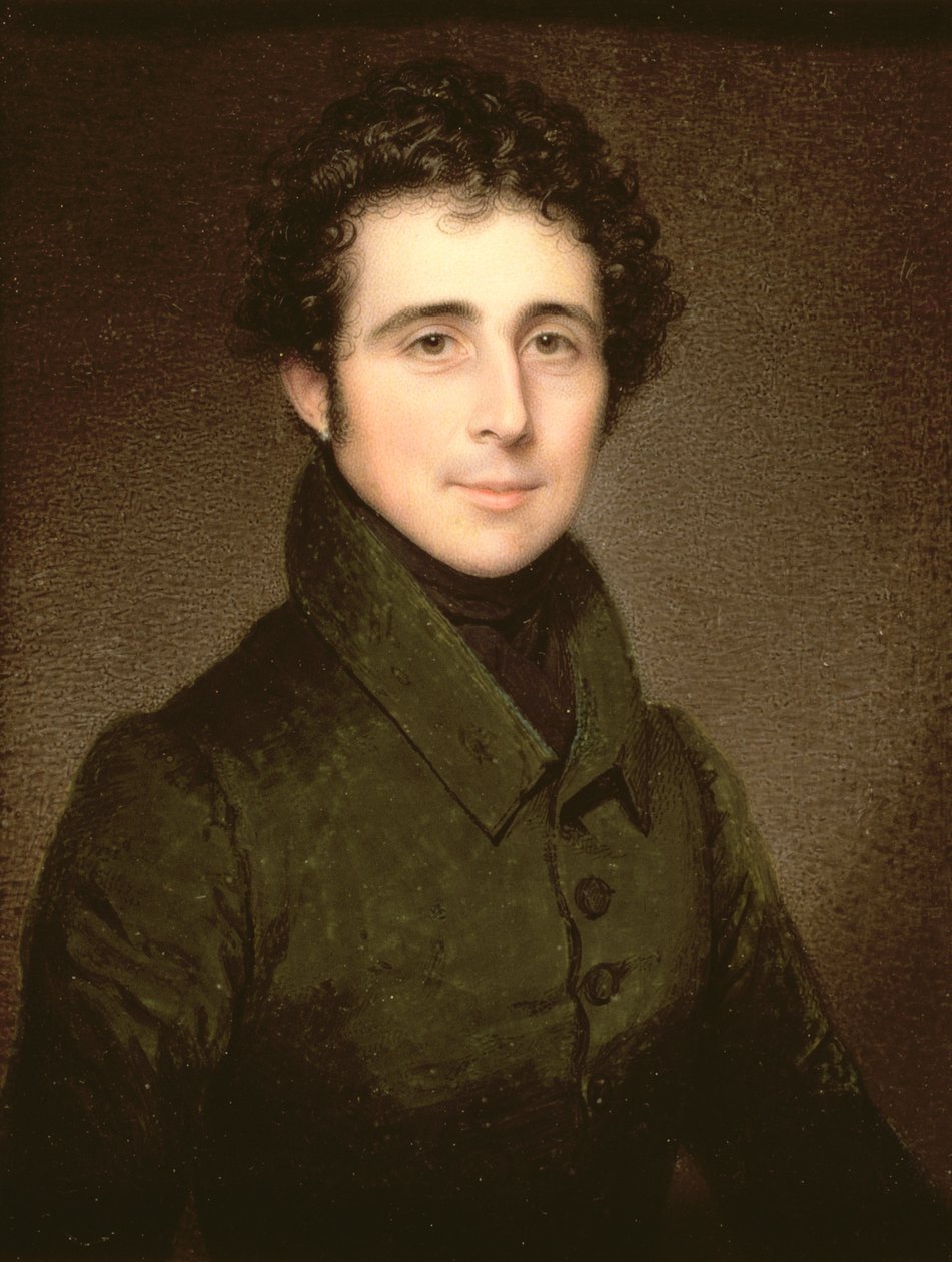मेन थॉमस बर्ट के सर थॉमस विलियम होलबर्न (1793-1874), 1827 (हाथी दांत पर तेल) द्वारा चार्ल्स जैगर