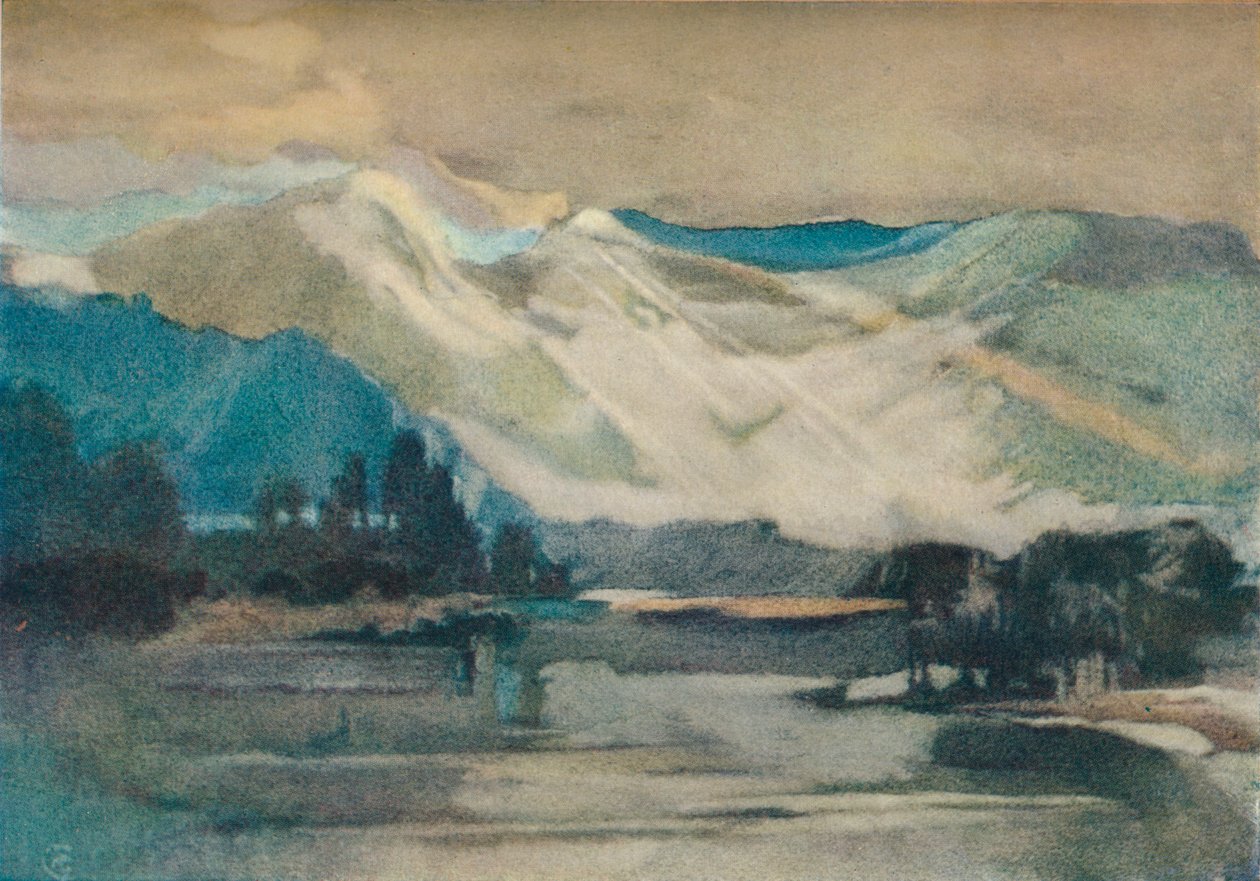 शुस्वैप झील पर, c1911 द्वारा चार्ल्स जॉन कोलिंग्स