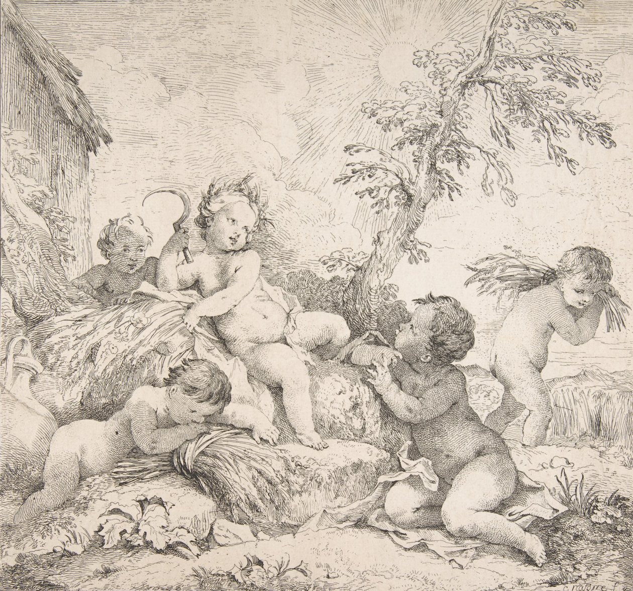 समर समर, सीए। 1735. द्वारा चार्ल्स जोसेफ नतोइरे