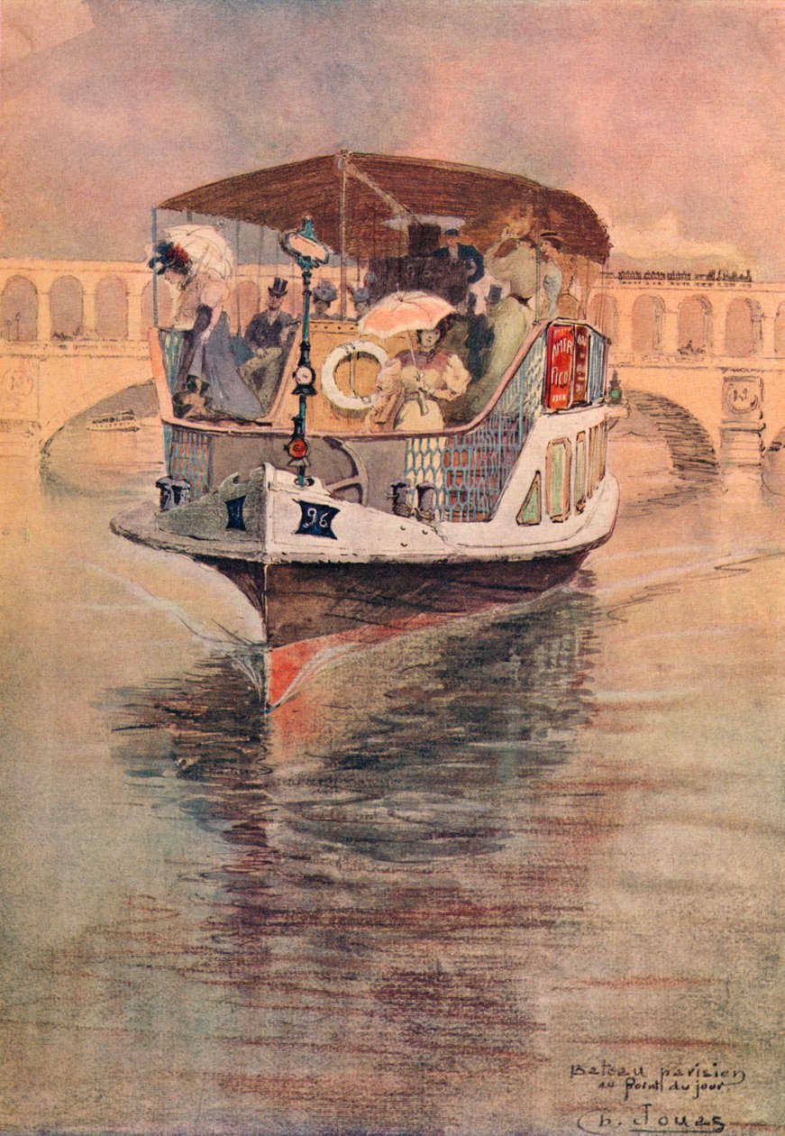 बोट-पैरिसियन एट द पॉइंट डु जर्स, 1915 द्वारा चार्ल्स जौस