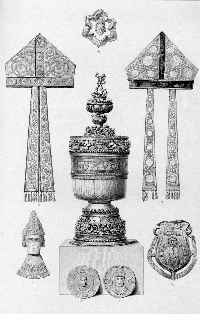 अवशेष थॉमस ए बेकेट के साथ जुड़े, 1886 द्वारा चार्ल्स लॉरी