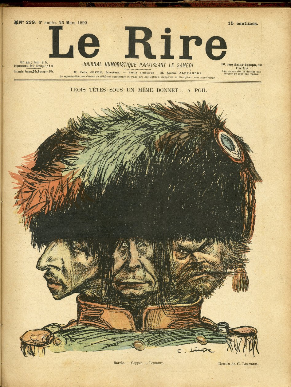 Le Rire . के कवर के लिए चार्ल्स लिएंड्रे का चित्रण (1862-1934) द्वारा चार्ल्स लिएंड्रे
