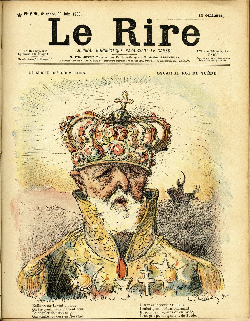ले रीयर के कवर के लिए चार्ल्स लिएंड्रे का चित्रण (1862-1934) द्वारा चार्ल्स लिएंड्रे