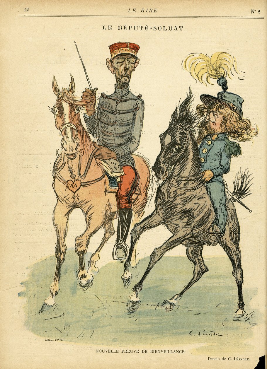 Le Rire . में चार्ल्स लिएंड्रे का चित्रण (1862-1934) द्वारा चार्ल्स लिएंड्रे