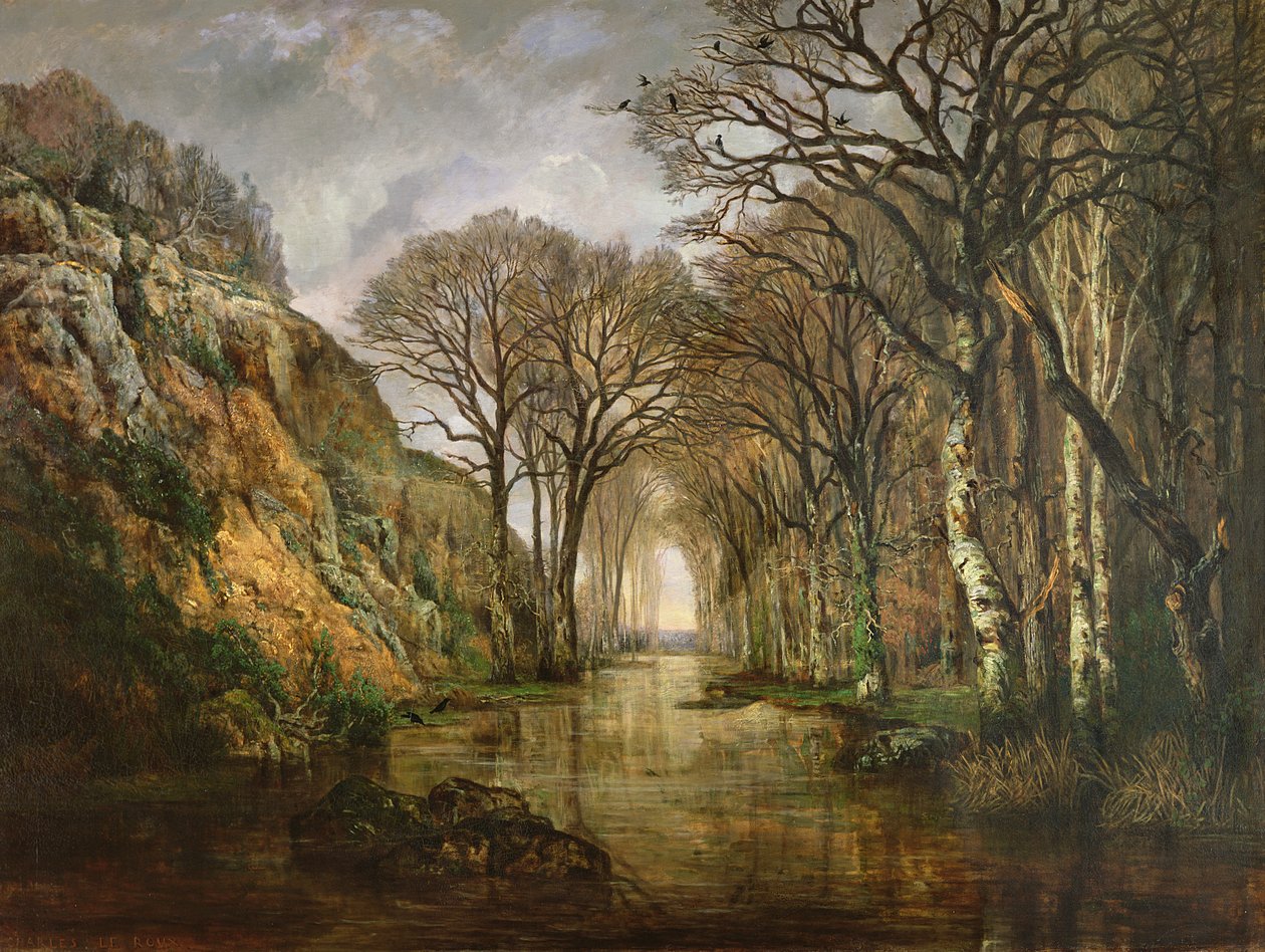 द एर्द्रे, विंटर, 1857 द्वारा चार्ल्स लेरौक्स