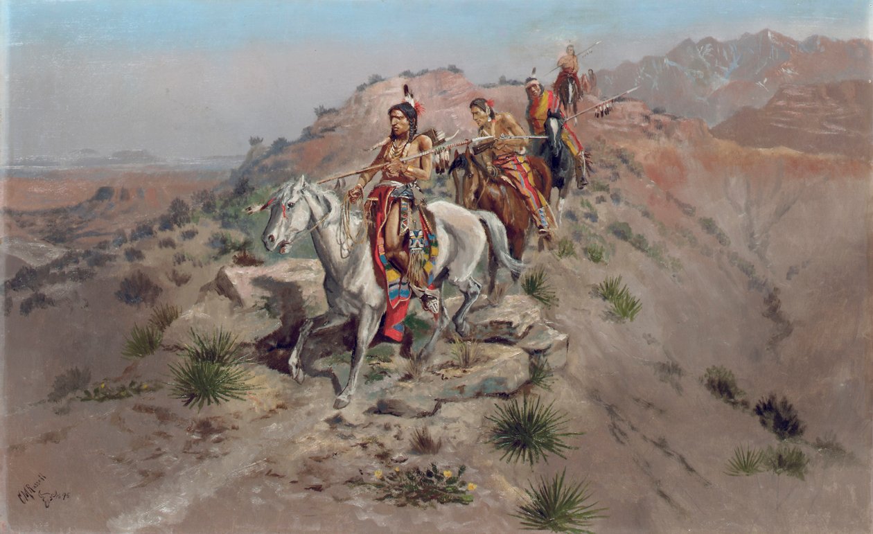 वारपाथ पर, 1895 द्वारा चार्ल्स मैरियन रसेल