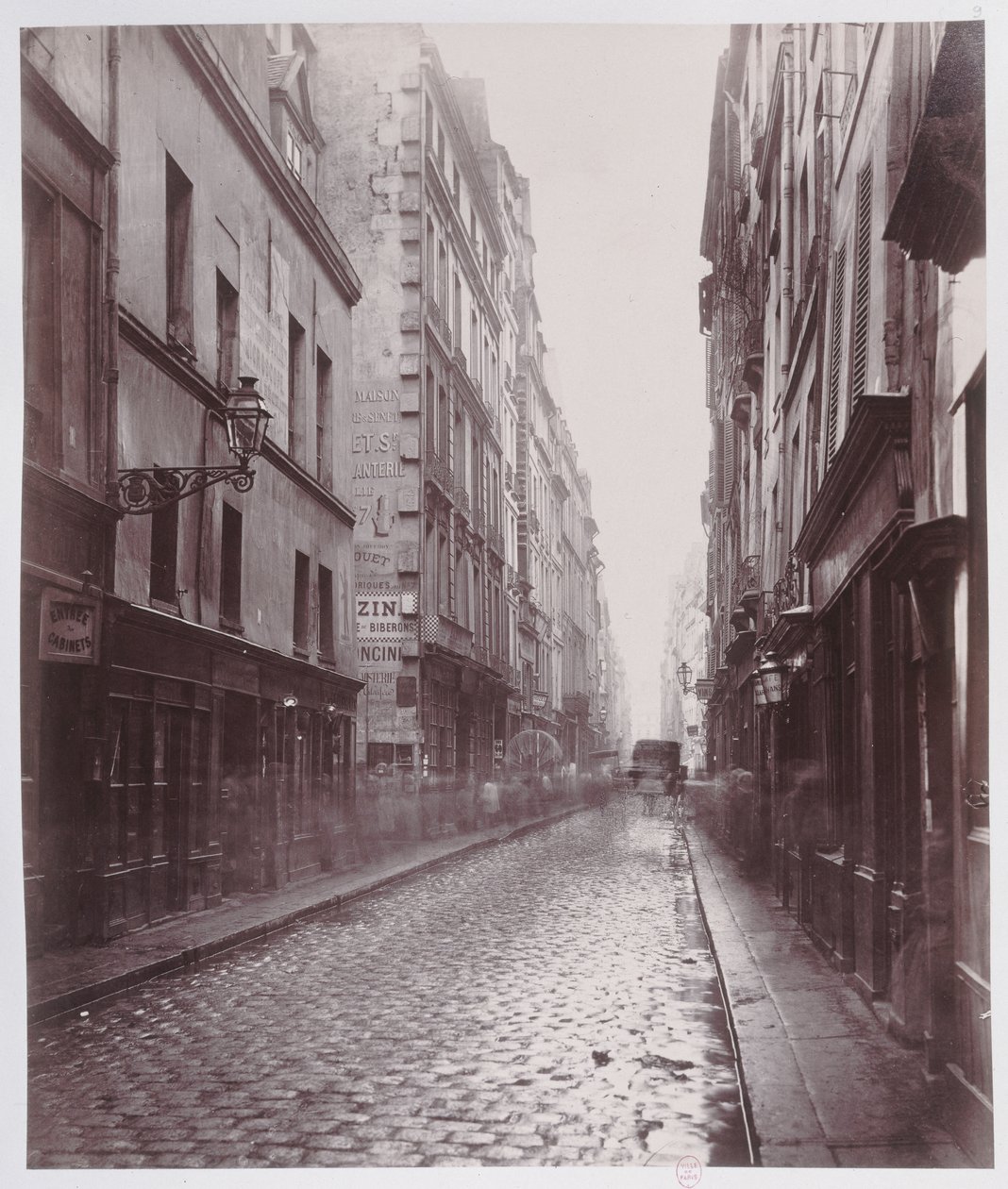 Rue de Gravilliers, rue du Temple, पेरिस से, 1858-78 द्वारा चार्ल्स मारविल