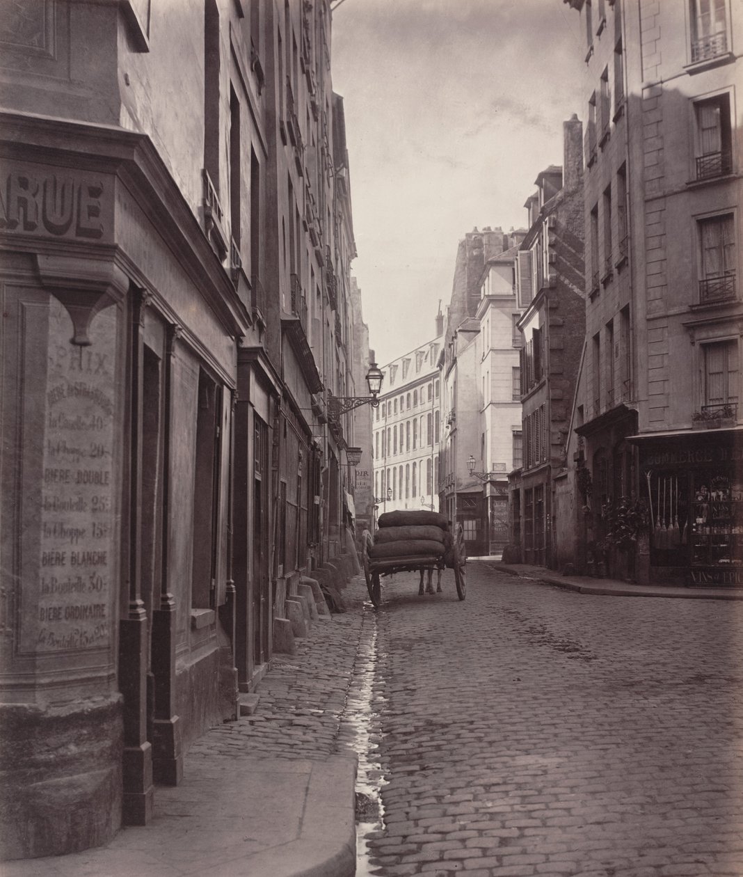 Rue de la Bûcherie, cul de sac सेंट-एम्ब्रोइस पांचवां arrondissement, 1866-1868। द्वारा चार्ल्स मारविल