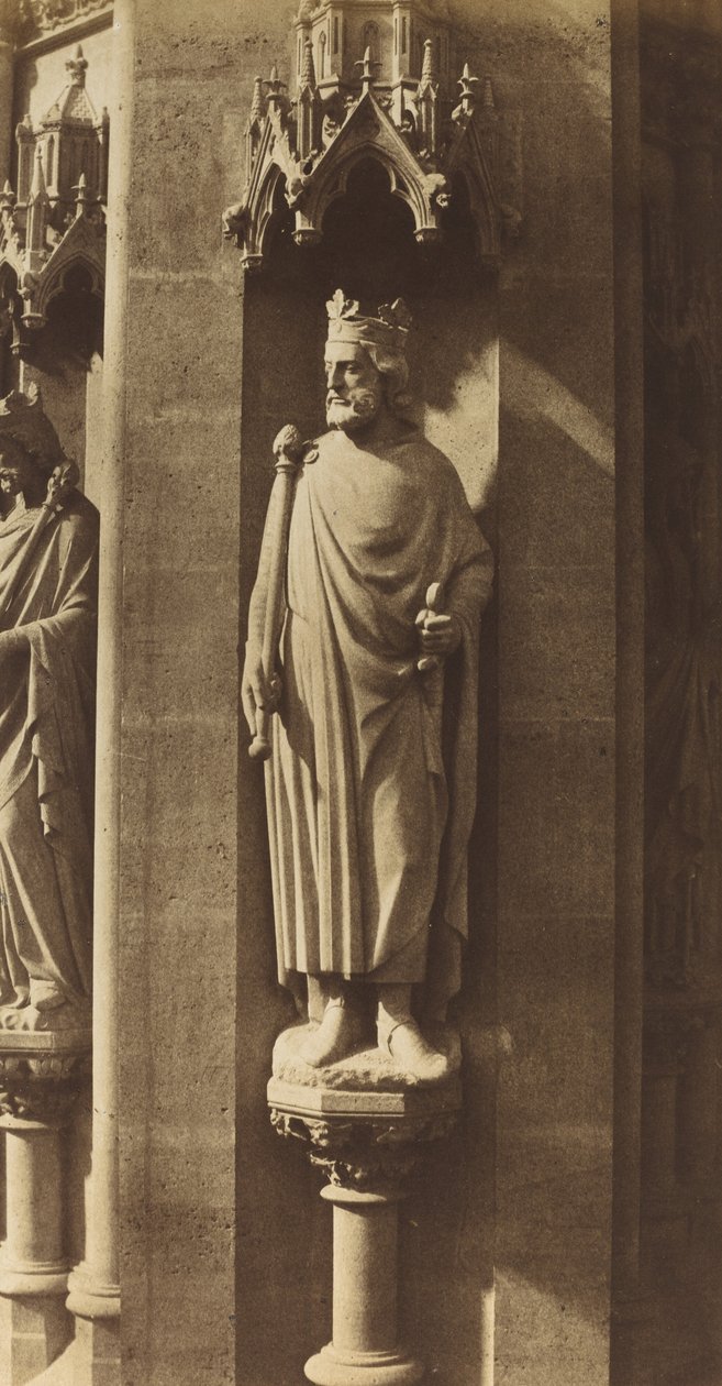 क्लोविस की प्रतिमा, सेंट-क्लोटिल्डे का चर्च, पेरिस, 1856। द्वारा चार्ल्स मारविल