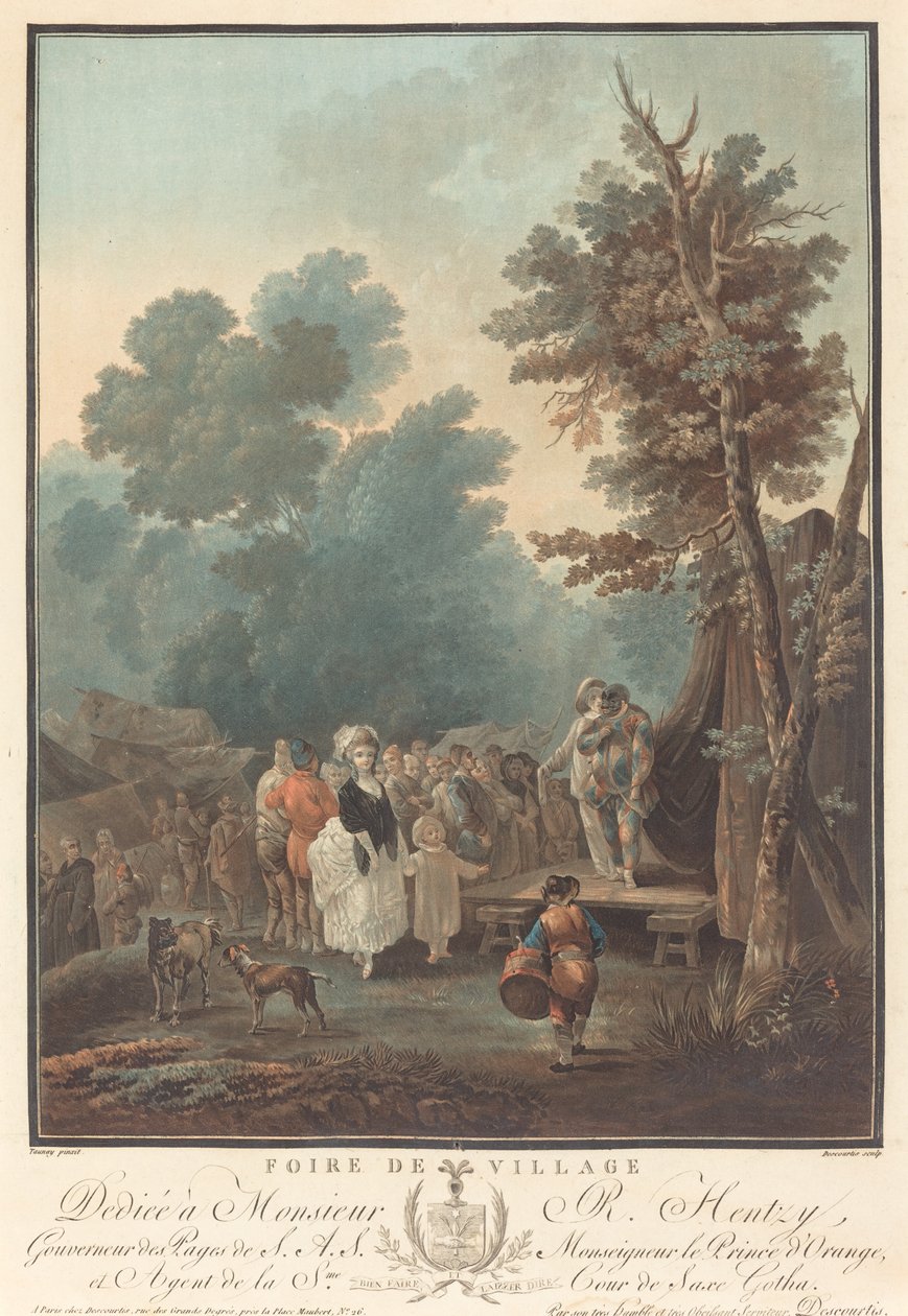ग्राम मेला, 1788। द्वारा चार्ल्स मेल्चिएर डेसकोर्टिस
