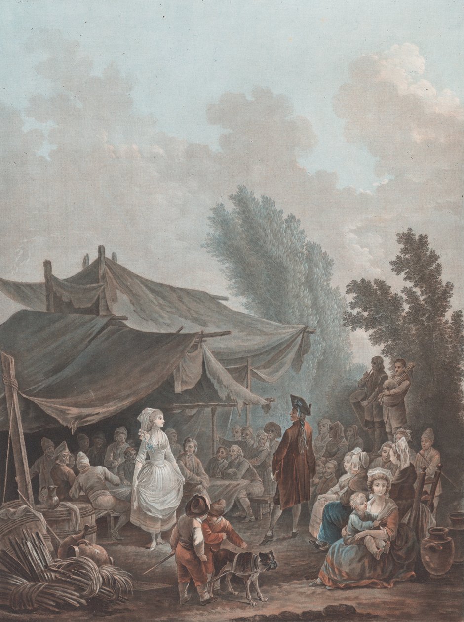 द विलेज नाइट, 1788-94। द्वारा चार्ल्स मेल्चिएर डेसकोर्टिस