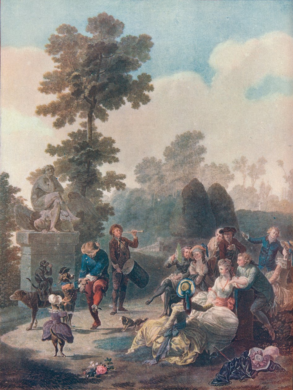 द टैम्बोरिन, c1780 द्वारा चार्ल्स मेल्चिएर डेसकोर्टिस