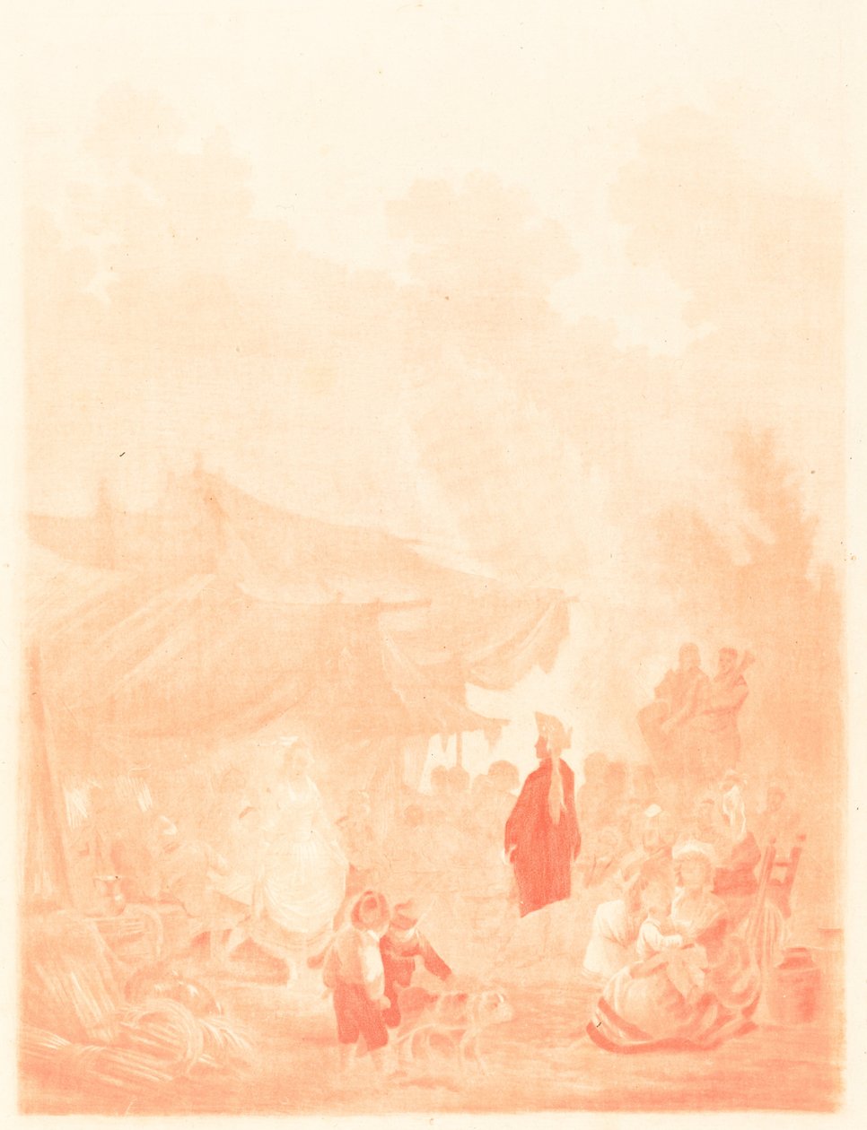 नोसे डे विलेज विलेज वेडिंग, 1785। द्वारा चार्ल्स मेल्चिएर डेसकोर्टिस