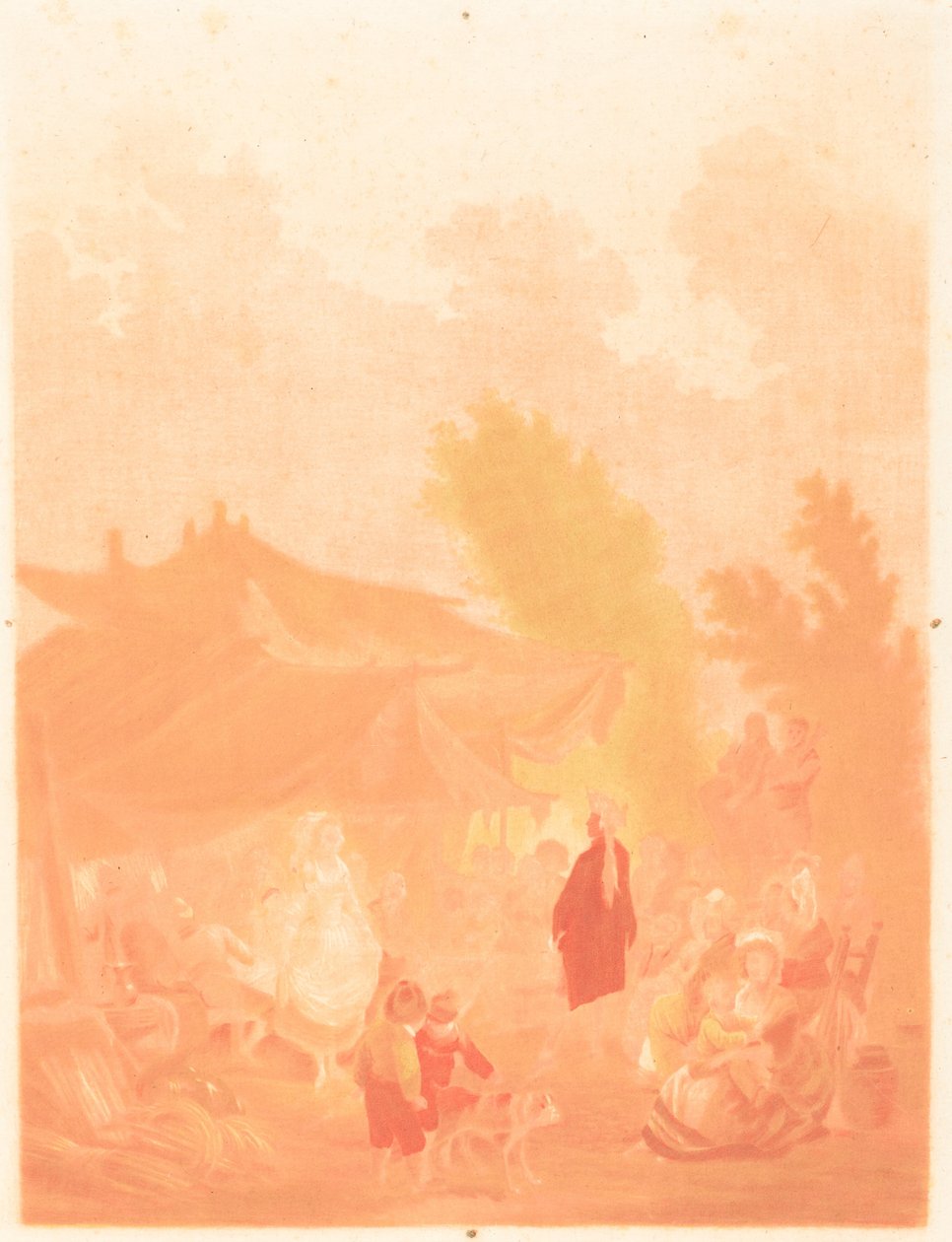 नोसे डे विलेज विलेज वेडिंग, 1785। द्वारा चार्ल्स मेल्चिएर डेसकोर्टिस