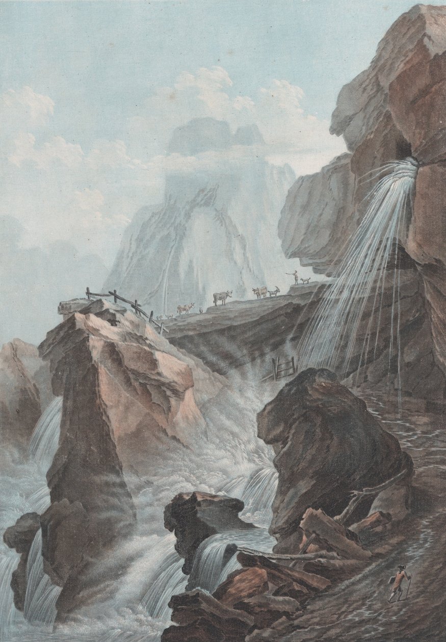 वुए डे ला चुते डु टोरेंट डे गेल्टन, 1785। द्वारा चार्ल्स मेल्चिएर डेसकोर्टिस