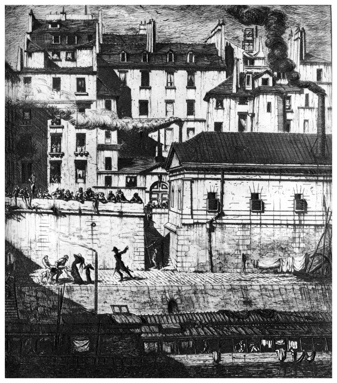 ला मॉर्ग्यू, c1841-1868 1924 द्वारा चार्ल्स मेरियन
