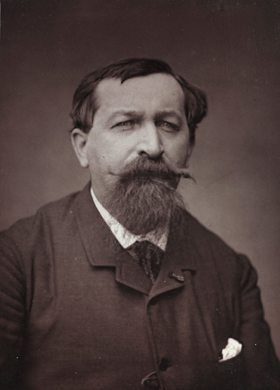 कलात्मक और जीवनी एल्बम, 6 वें वर्ष, सैलून 1885; चित्रकार जोसेफ एमिल ग्रिडेल का चित्र (1839-1901) द्वारा चार्ल्स मिशेल