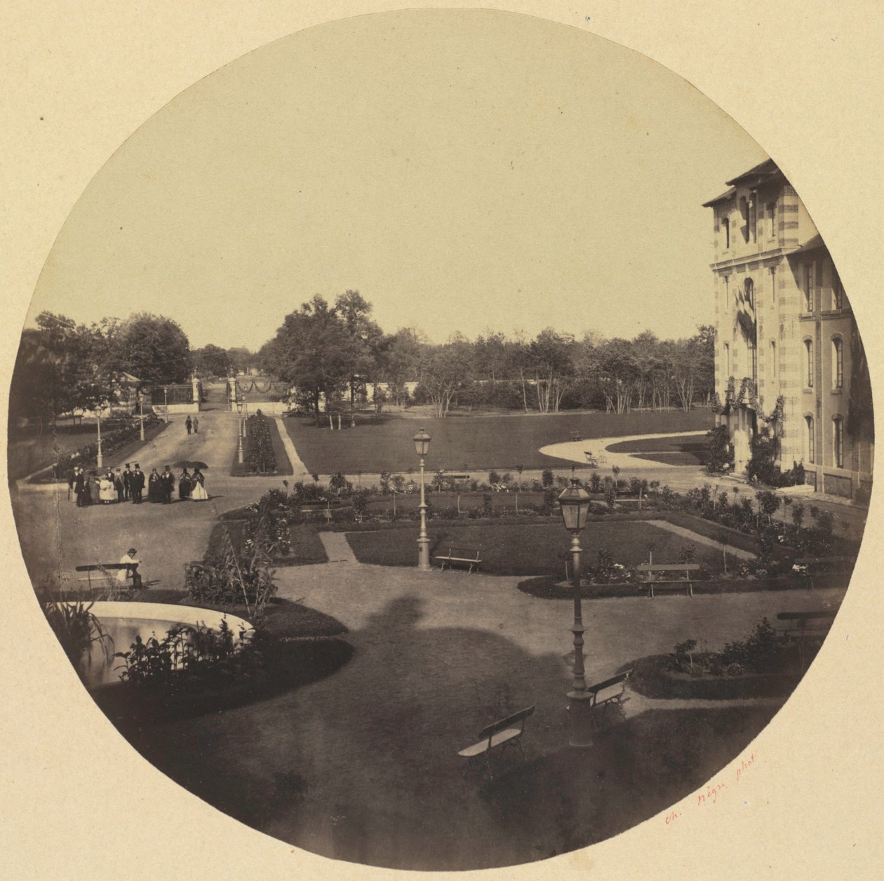 विन्सेन्स में शरण, सी। 1859। द्वारा चार्ल्स नेग्रे
