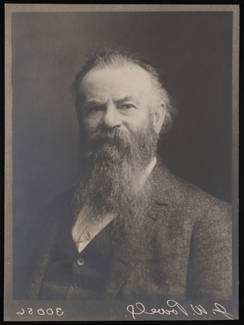 जॉन वेस्ले पॉवेल का पोर्ट्रेट 1834-1902, 1885। द्वारा चार्ल्स पार्कर