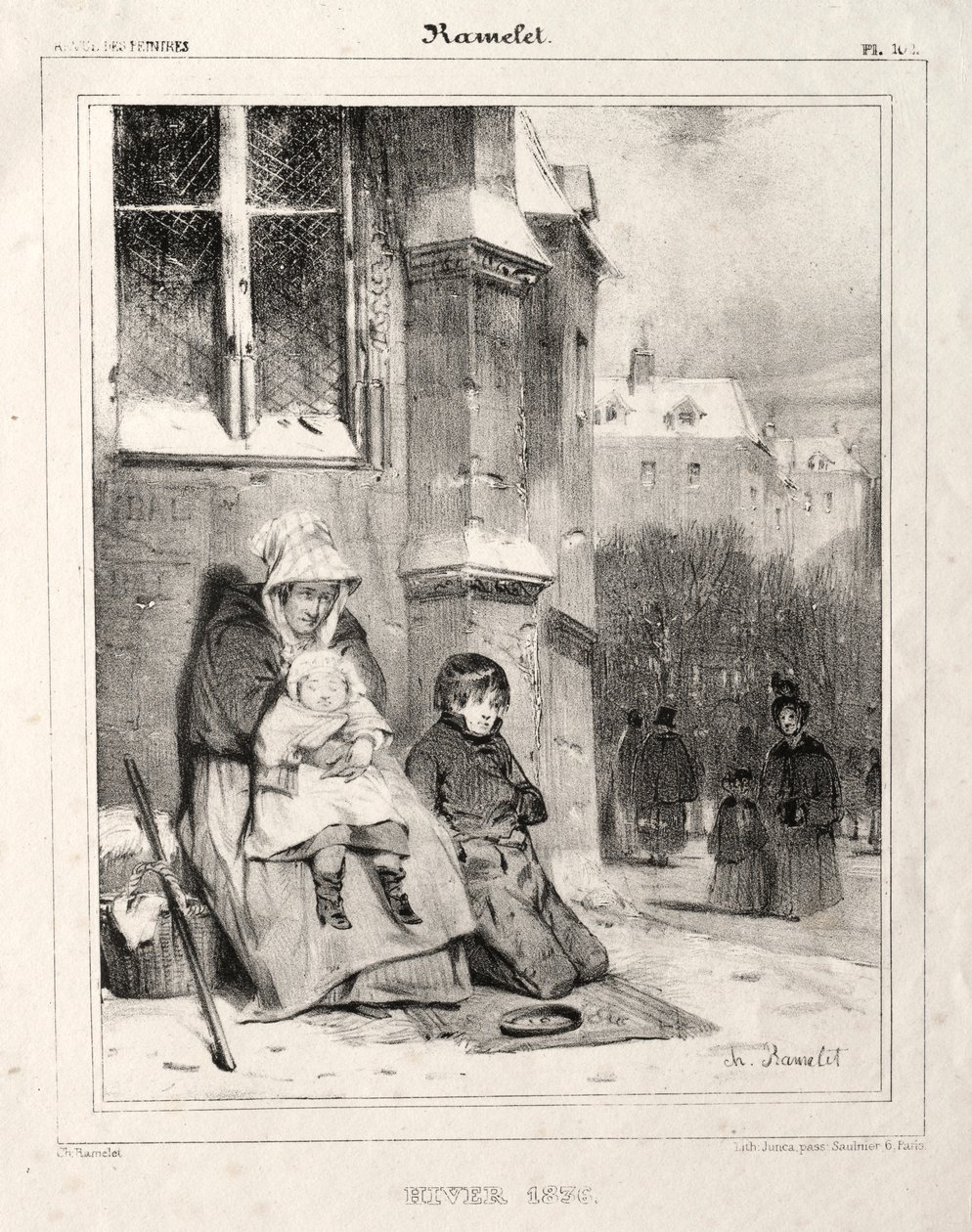 सर्दी, 1836। द्वारा चार्ल्स Ramelet