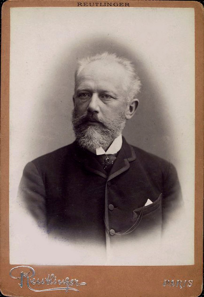 पीटर इलिच Tchaikovsky, रूसी संगीतकार, 19 वीं सदी के अंत में द्वारा चार्ल्स राउटलिंगर