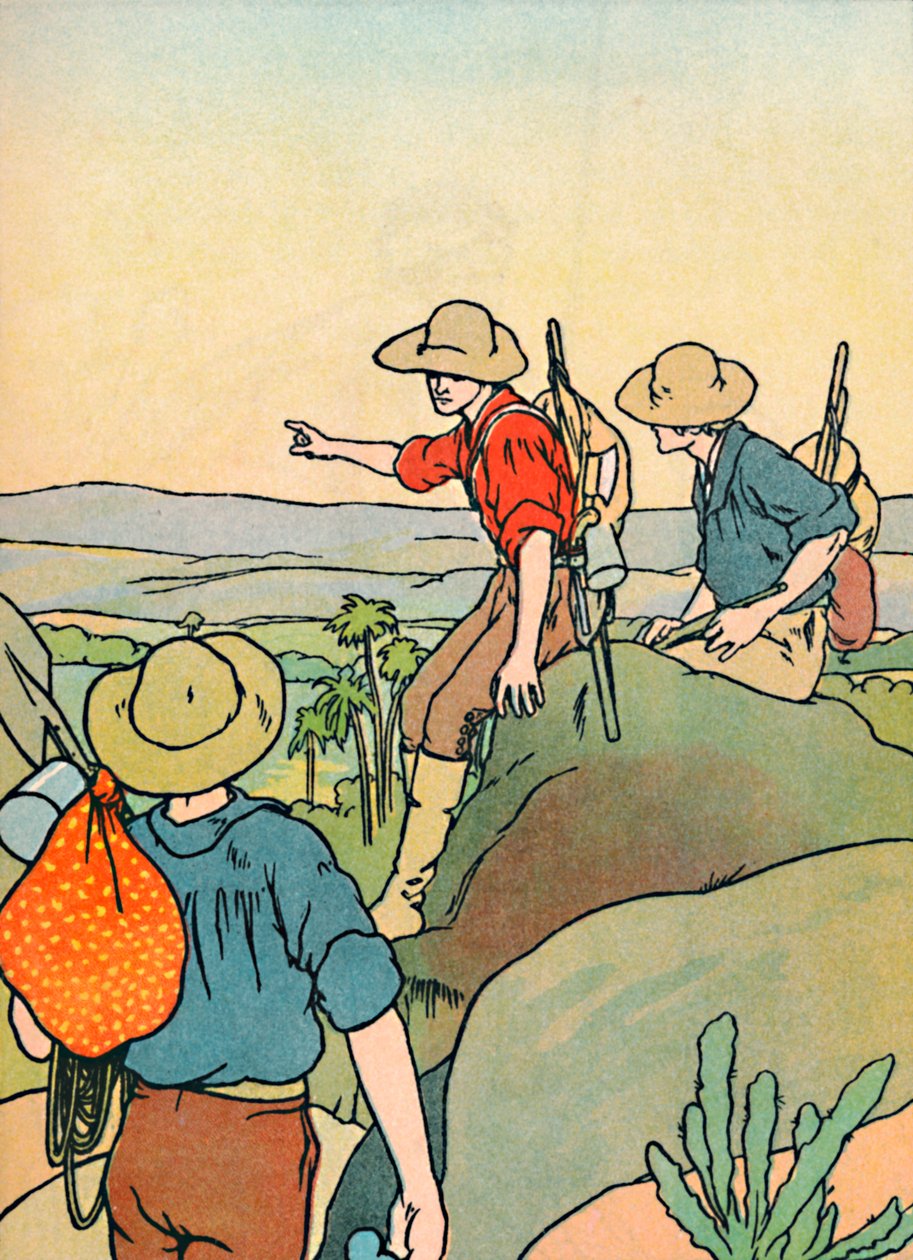 ऑस्ट्रेलिया में प्रारंभिक बसने वाले, 1912 द्वारा चार्ल्स रॉबिन्सन