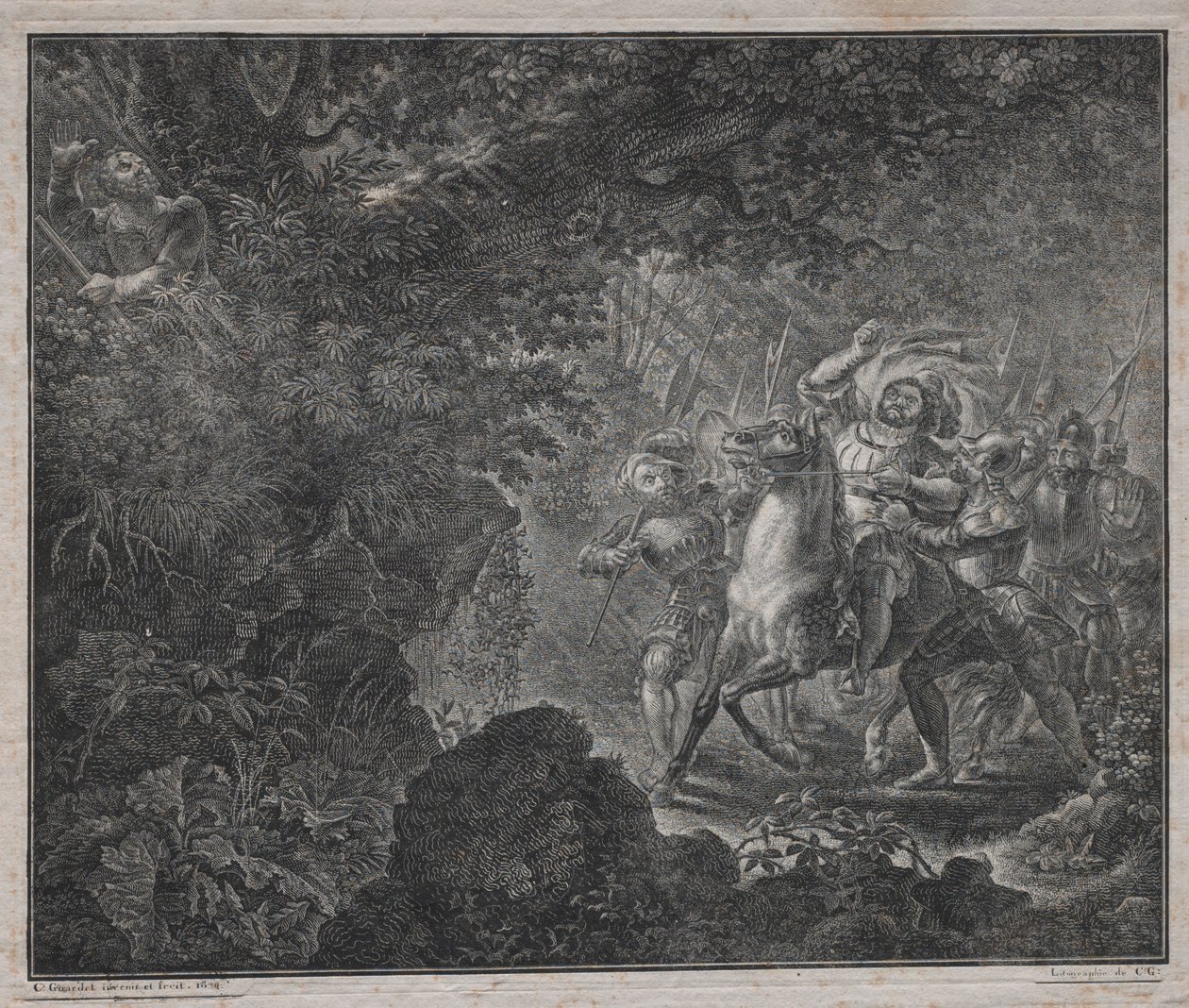 Kuessnacht, 1820 में विलियम टेल। द्वारा चार्ल्स सैमुअल गिरारडेट