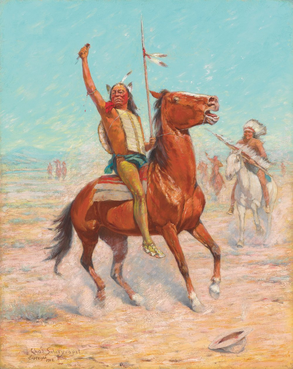 द स्कल्प, 1912 द्वारा चार्ल्स श्रेवोगेल