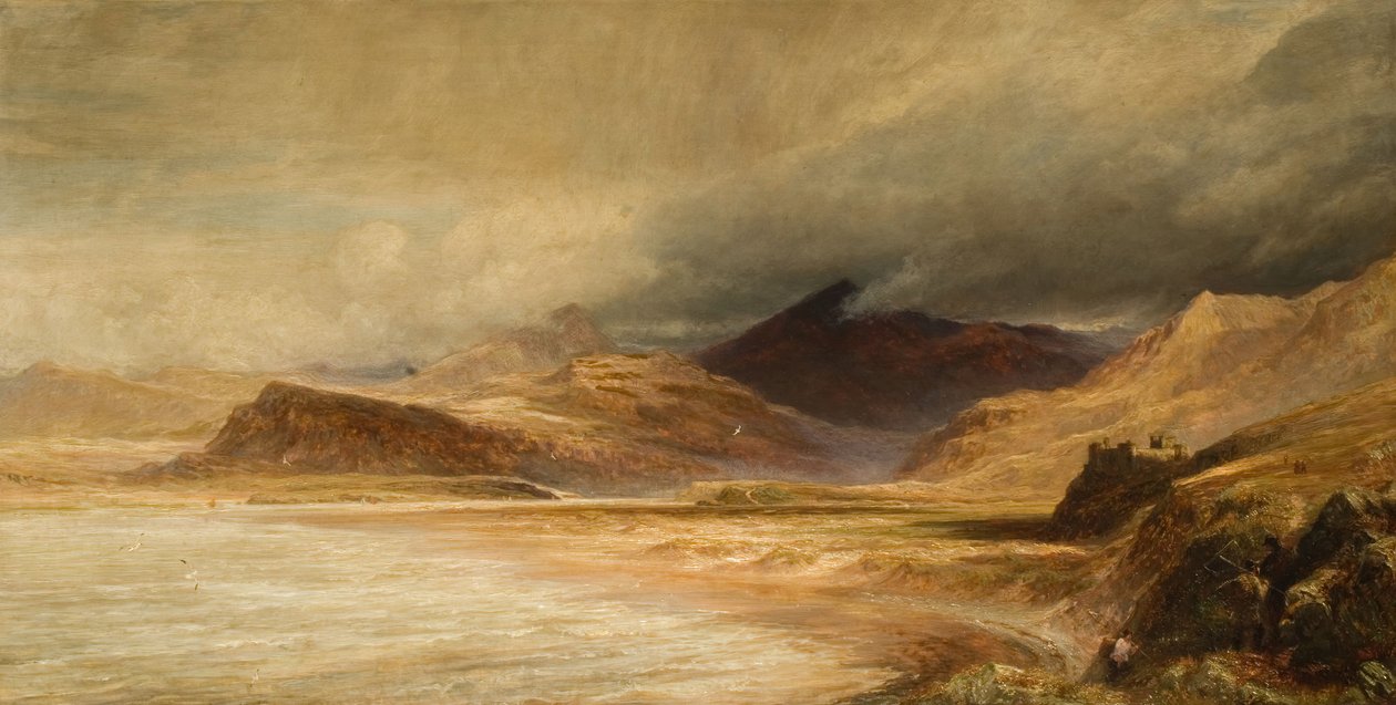 पर्नसर्न से स्नोडन, 1872। द्वारा चार्ल्स थॉमस बर्ट