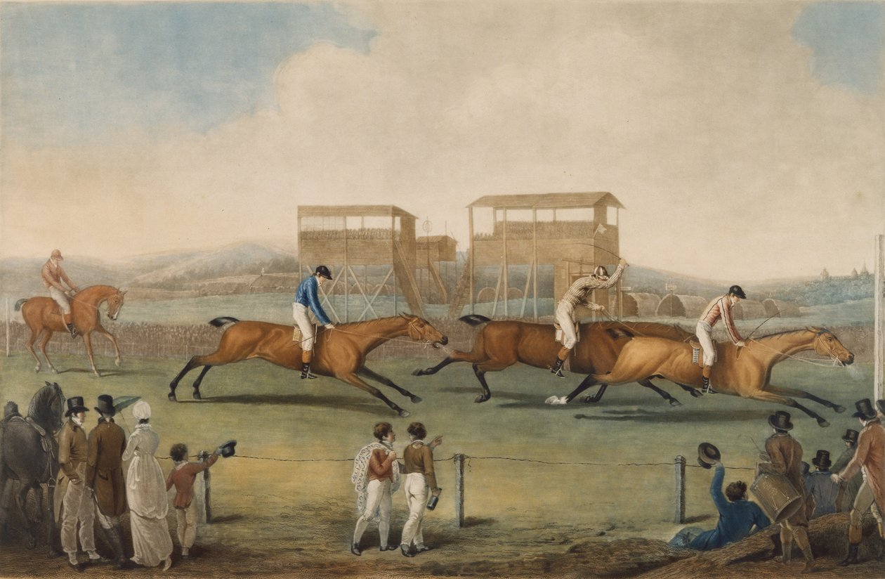 ए पेयर: कमिंग इन, लंदन, 20 जनवरी 1803 (एक्वाटिंट) द्वारा चार्ल्स टर्नर