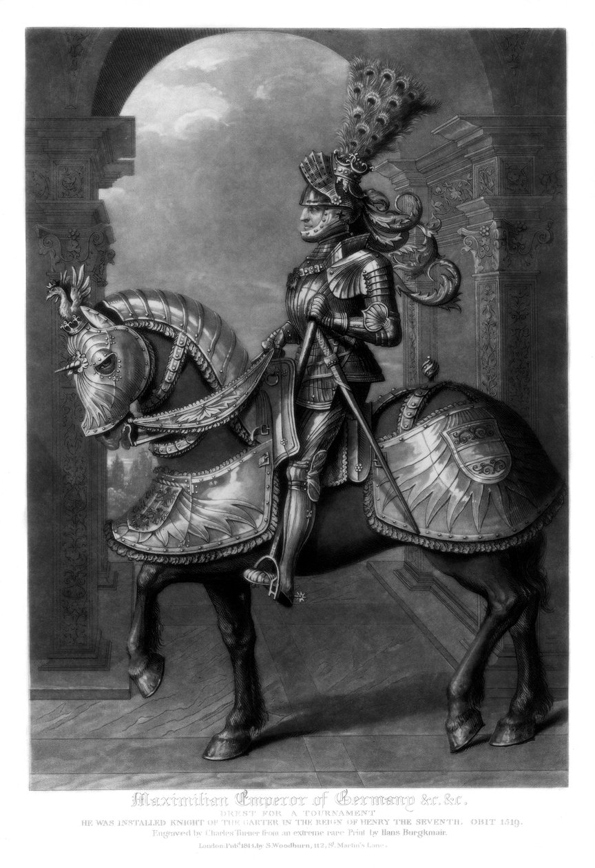 मैक्सिमिलियन I, पवित्र रोमन सम्राट, 1816। द्वारा चार्ल्स टर्नर