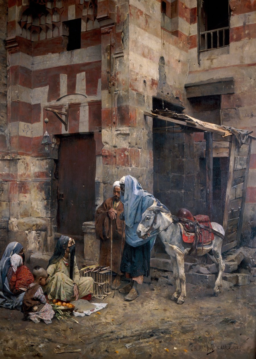 'फॉर्च्यून टेलिंग', 1887 द्वारा चार्ल्स वाइल्डा