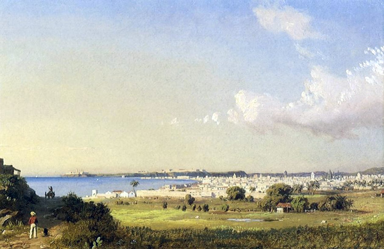 हवाना बे, क्यूबा। c.1854-61 द्वारा चार्ल्स डी वोल्फ ब्राउन